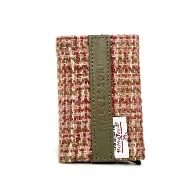 Harris Tweed Maple Pop-Up Card Holder