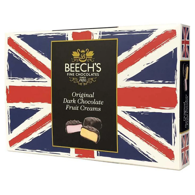 Beech's Union Jack Dark Chocolate Fruit Creams