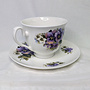 Adderley Ceramics Pansy Teacup and Saucer