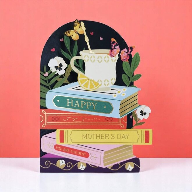 Die-Cut Books Mother's Day Card