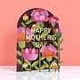 Die-Cut Pink Flower Mother's Day Card
