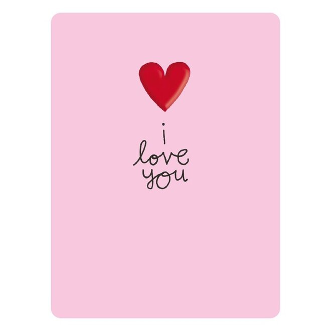 I Love U Card