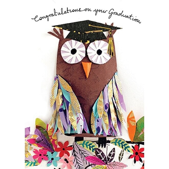 Owl Graduation Card