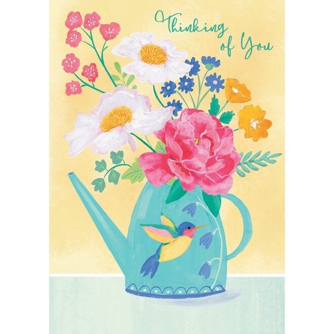 Vase Thinking Of You Card