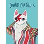 David Meowie Greeting Card
