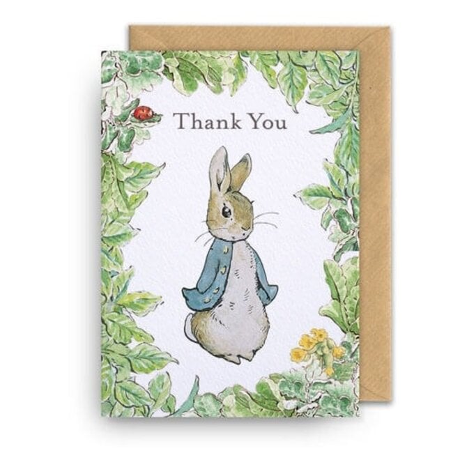 Peter Rabbit Thank You Card