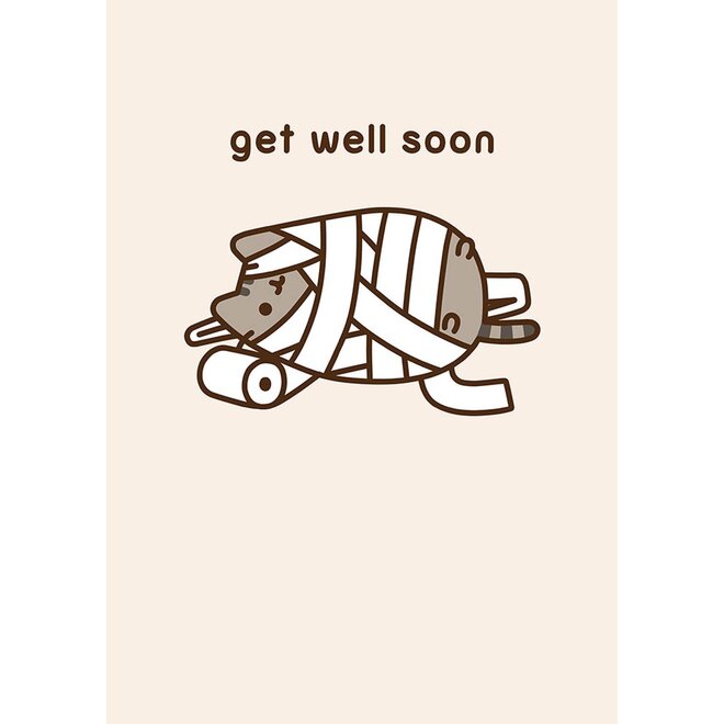 Pusheen Get Well Soon Card