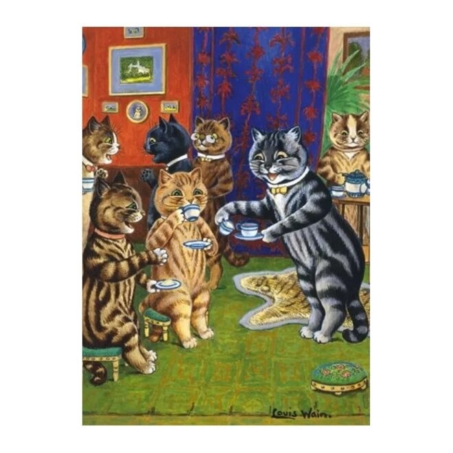 Afternoon at Home Greeting Card