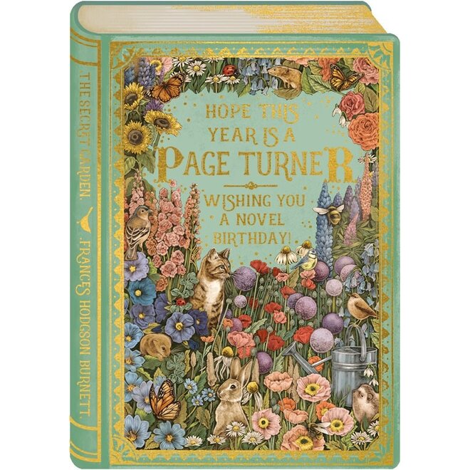 Page Turner Birthday Card