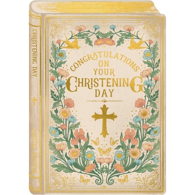 Storybook Christening Card