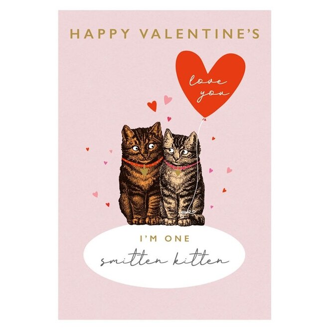 Smitten Kittens Valentine Card