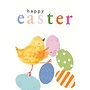 Chick & Eggs Easter Card
