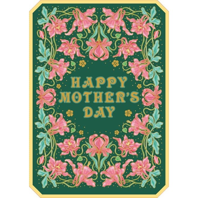 Pink Flowers Mother's Day Card