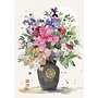 Peony Vase Greeting Card