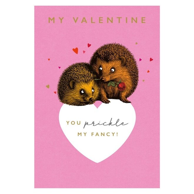 Prickle My Fancy Valentine Card