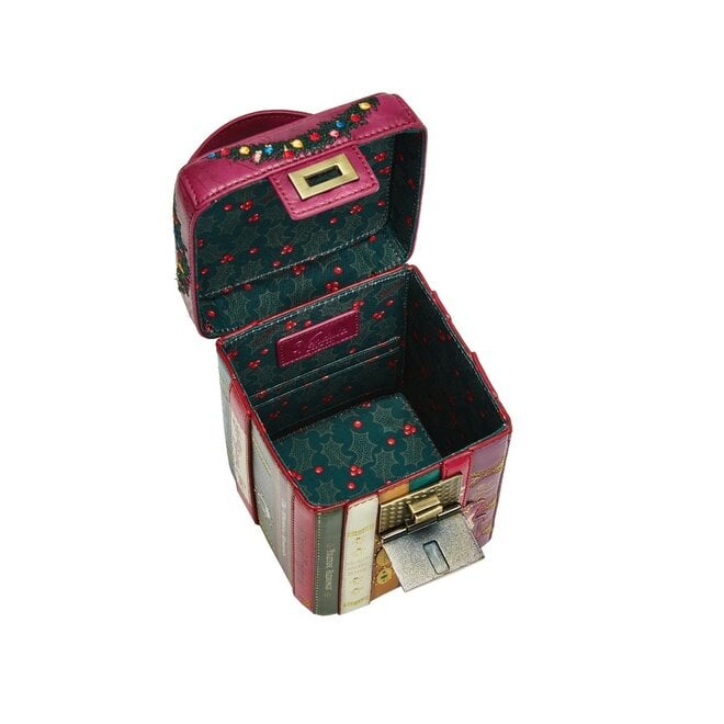 Christmas Library Book Box Bag