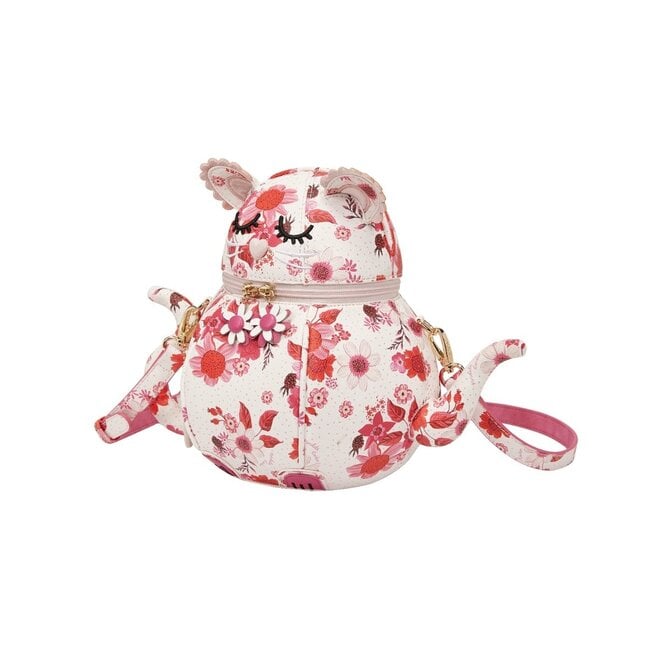 Perfectly Pink Afternoon Tea Bus Kitty Teapot
