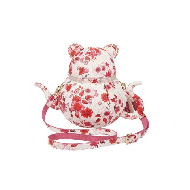 Perfectly Pink Afternoon Tea Bus Kitty Teapot