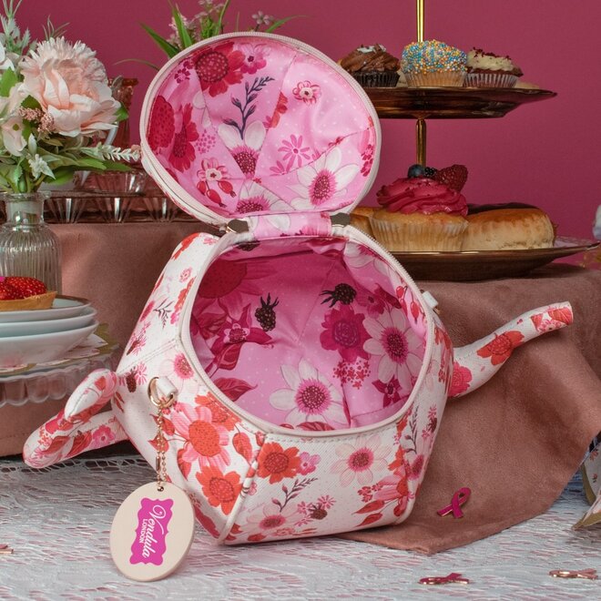 Perfectly Pink Afternoon Tea Bus Kitty Teapot