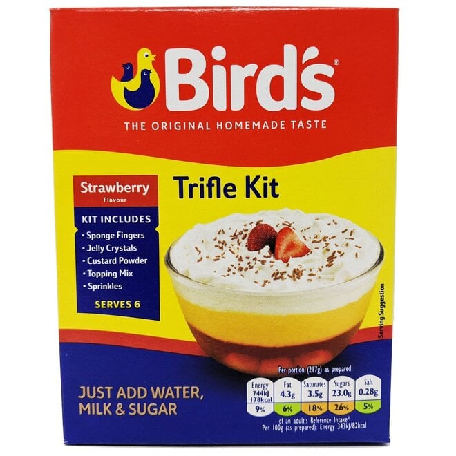 Bird's Strawberry Trifle Kit