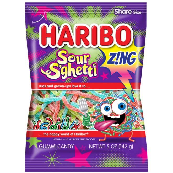 Haribo Zing Sour S'ghetti