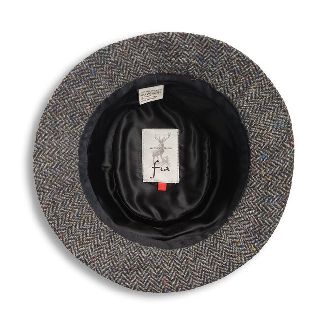 Grey Irish Tweed Walking Hat