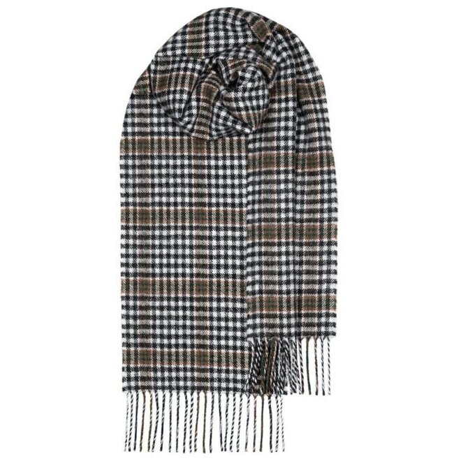 Bowhill Burns Check Lambswool Scarf