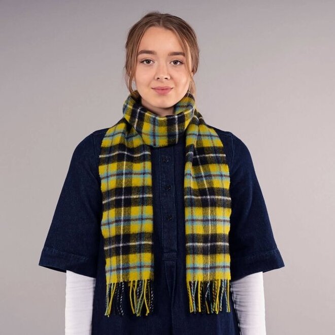 Bowhill Cornish National Tartan Lambswool Scarf