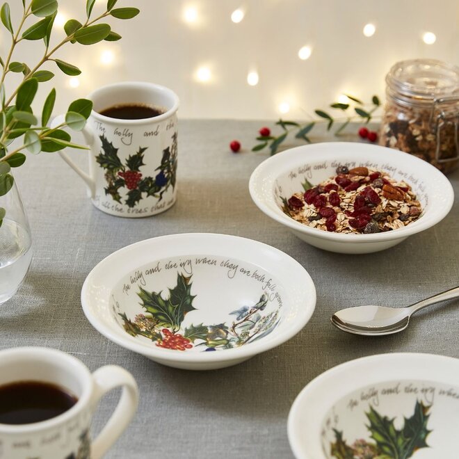 Holly & Ivy Oatmeal Bowl