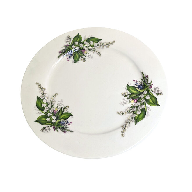 Adderley Ceramics Lily of the Valley Dinner Plate