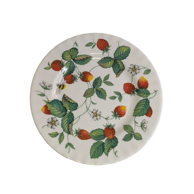 Alpine Strawberry Bread & Butter Plate