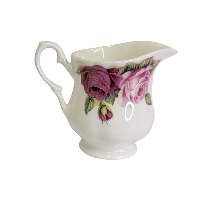 Garden Rose Creamer & Sugar Bowl