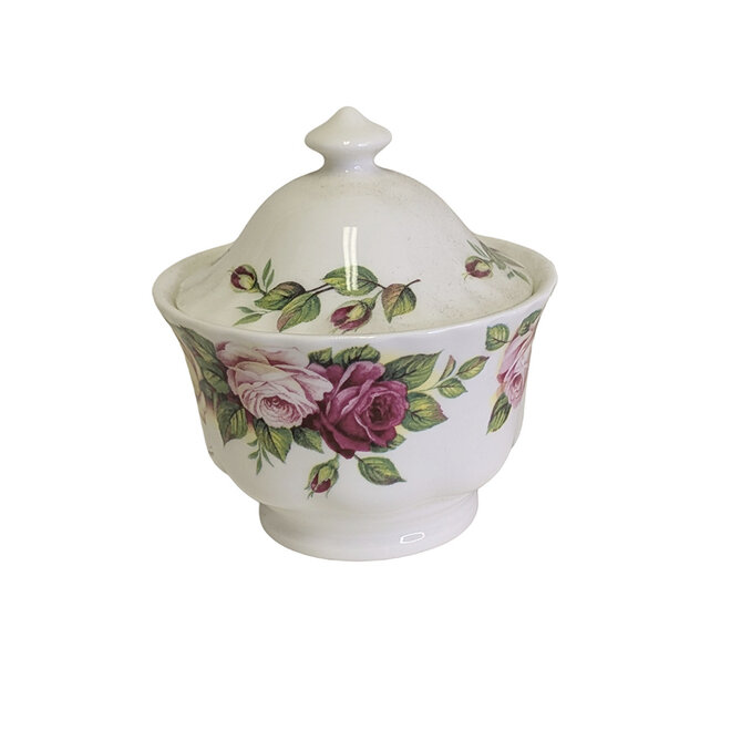 Garden Rose Creamer & Sugar Bowl
