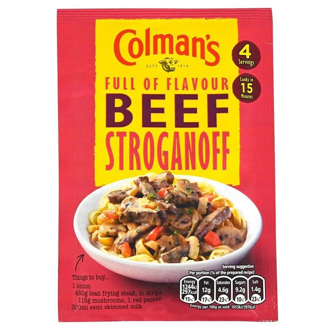Colman's Beef Stroganoff Mix
