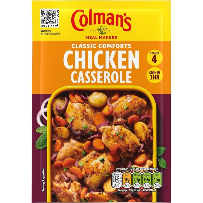 Colman's Chicken Casserole Mix