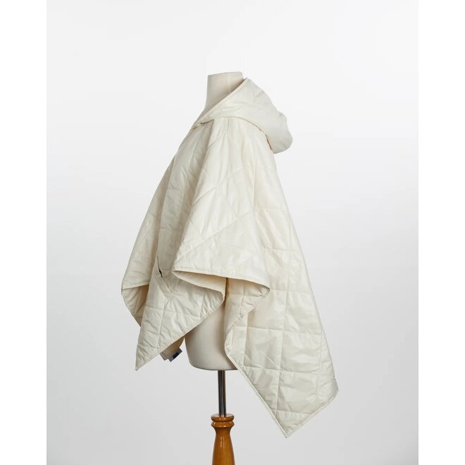 Puffer Rain Jacket (Ivory)