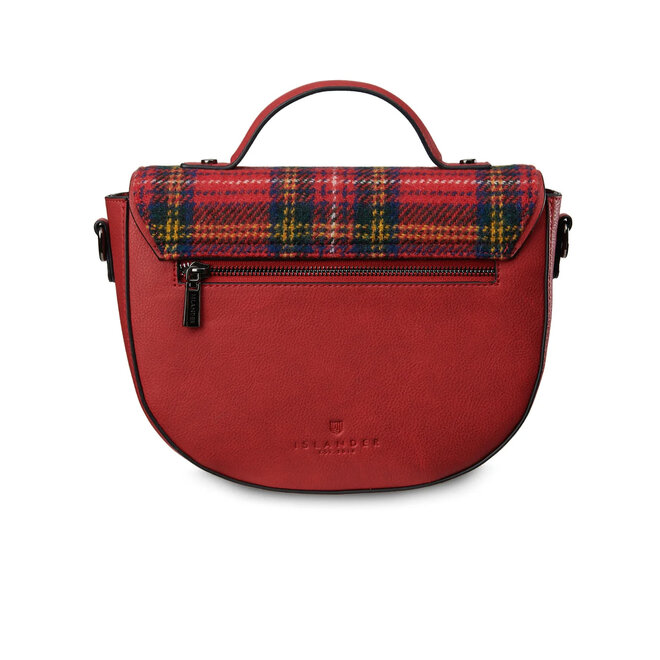 Harris Tweed Royal Stewart Tartan Medium Cobble Satchel