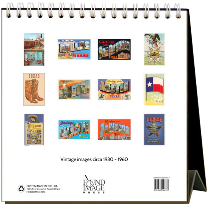 2026 Texas Desk Calendar