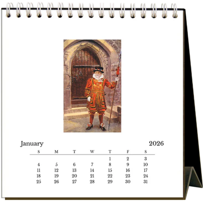 2026 London Desk Calendar