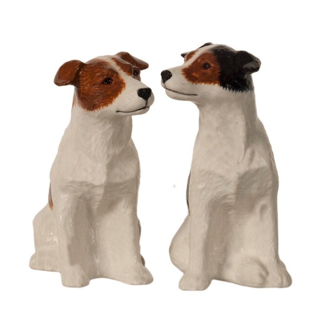 Quail Jack Russell Salt and Pepper Shakers