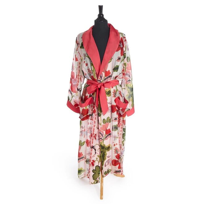 Red Poppy Robe Gown