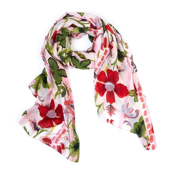 Red Poppy Scarf