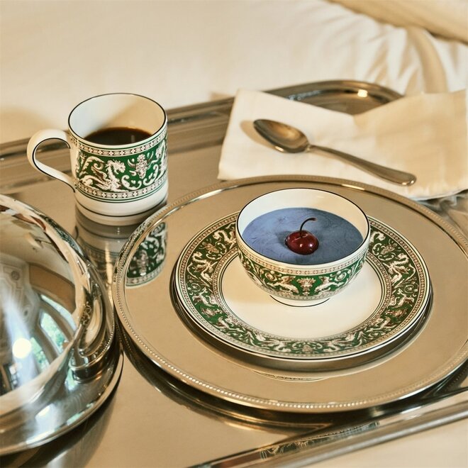 Florentine Verde Teacup & Saucer