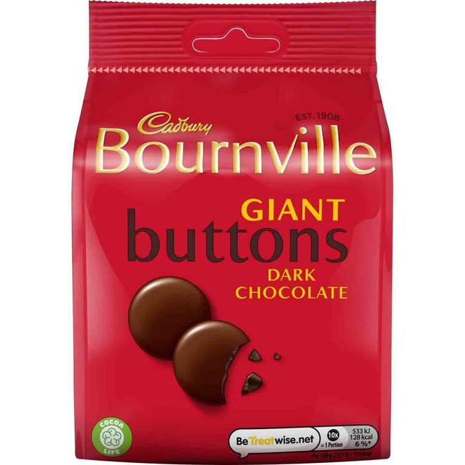 Bournville Giant Buttons Bag 110g