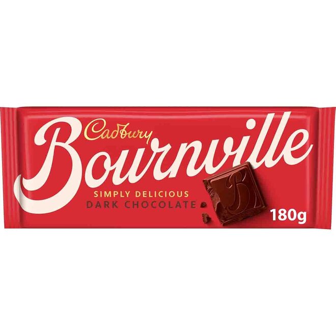 Cadbury Bournville Classic Dark Chocolate Bar 180g