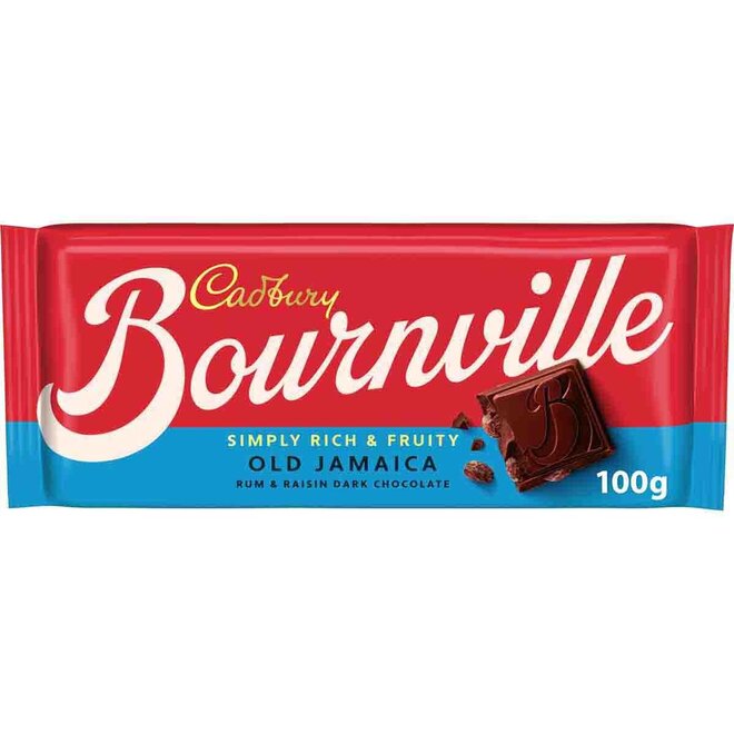 Cadbury Bournville Old Jamaica Bar 100g