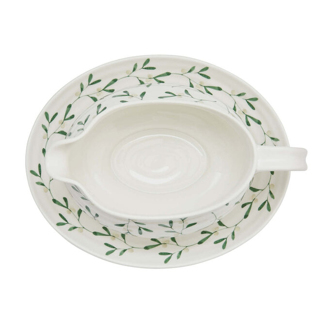 Sophie Conran Mistletoe Sauce Boat & Stand