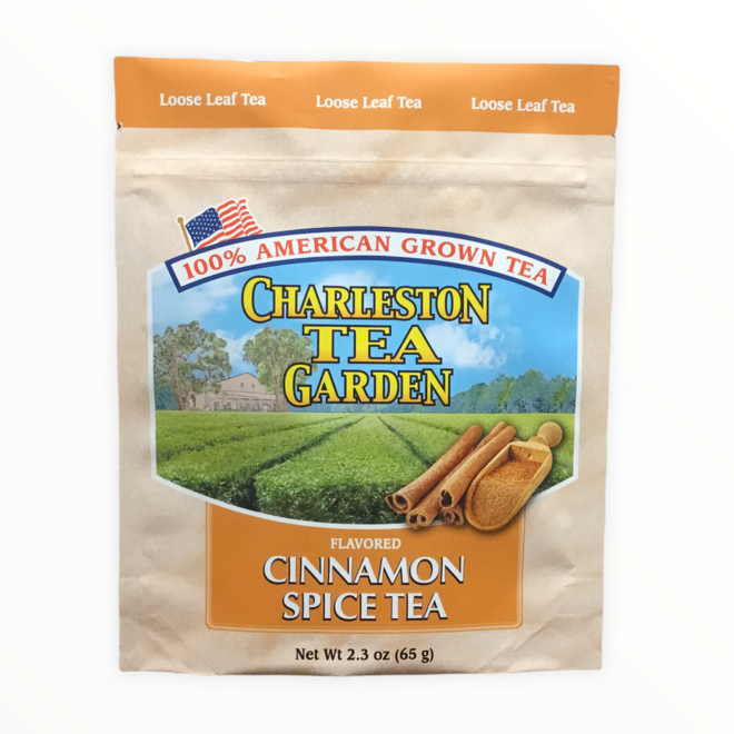 Charleston Tea Garden Cinnamon Spice Black Tea Pyramid Bags 12s