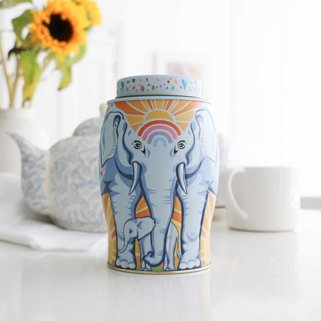 Williamson Tea English Breakfast Happiness Elephant Caddy 40s