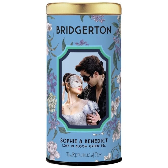 Republic of Tea Bridgerton Sophie & Benedict Love in Bloom Green Tea 36s